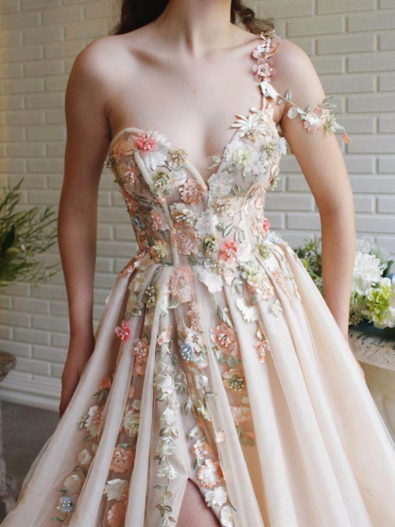 floral formal dress